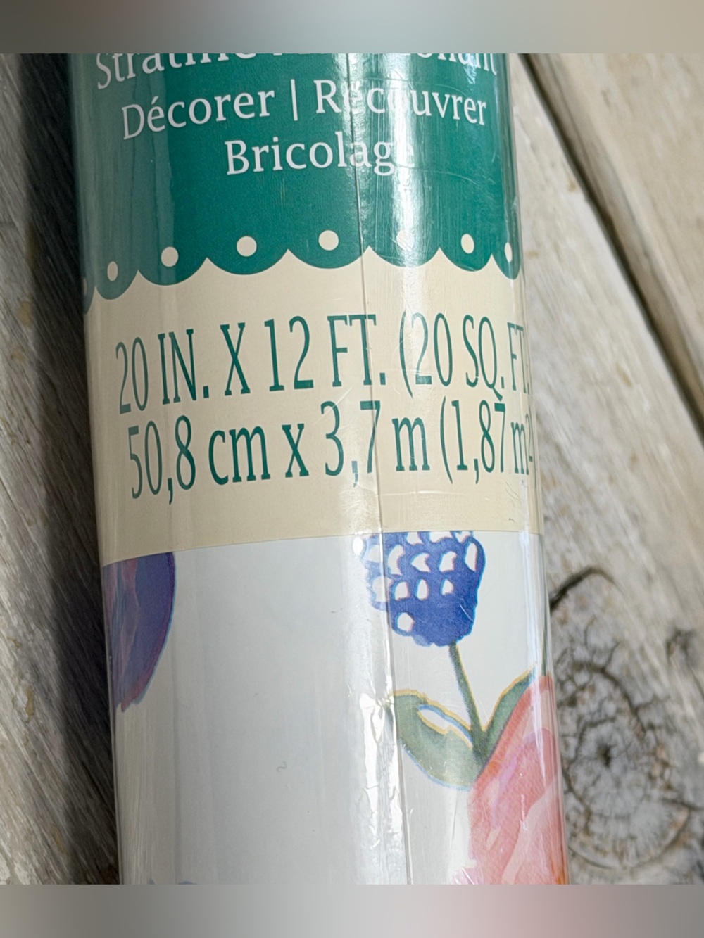 NWT Discontinued The Pioneer Woman Celia Floral Laminate Shelf Liner. 20”x12’